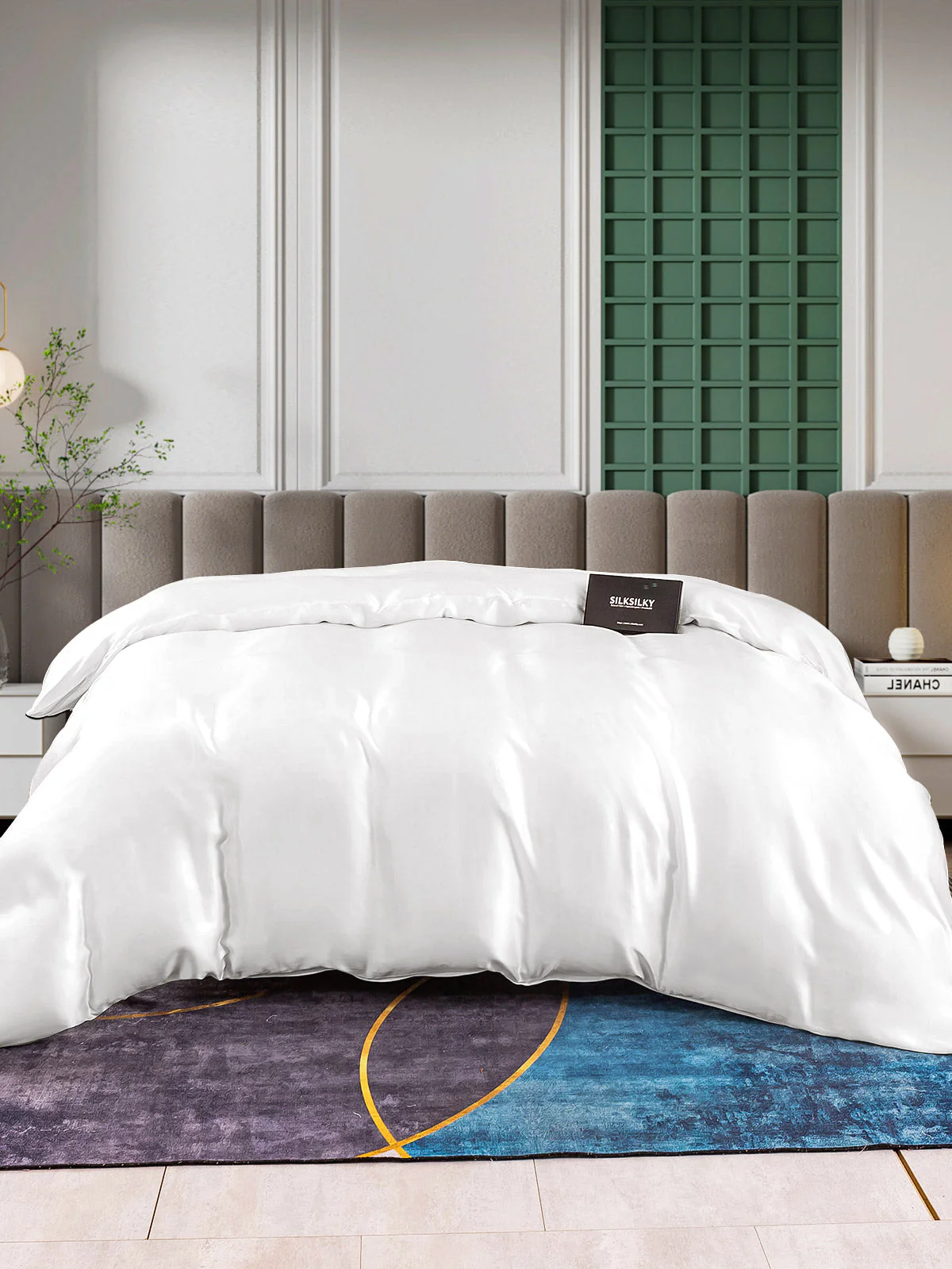 25 Momme Housse de Couette en Soie Luxueuse Sans Couture - Image 6