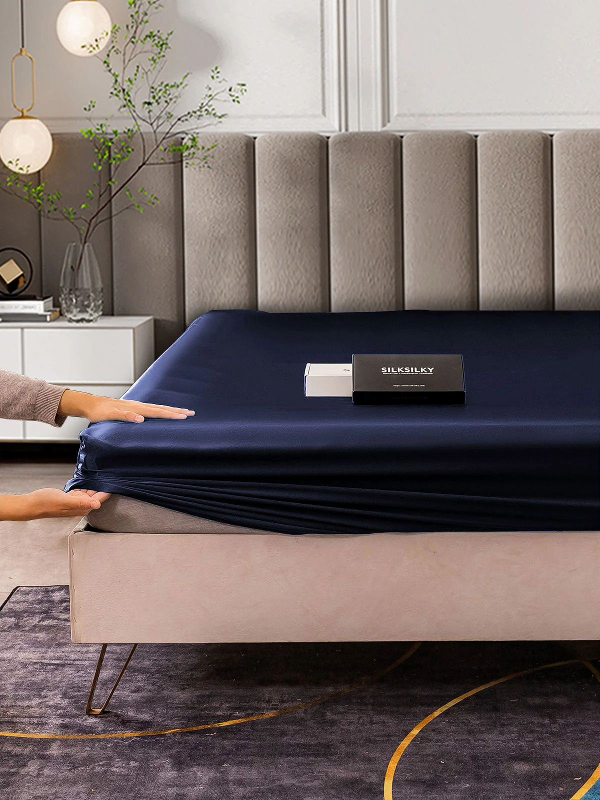 25Mommes Drap Housse en Soie Sans Couture - Image 11