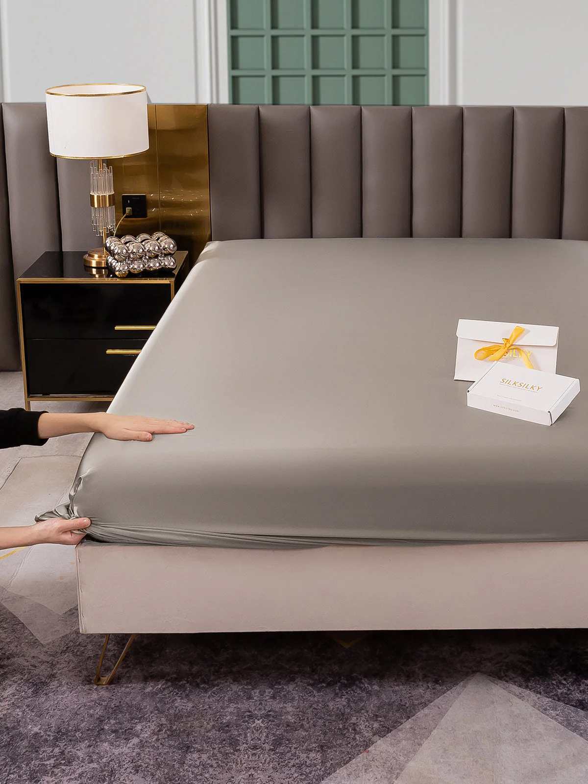 25Mommes Drap Housse en Soie Sans Couture - Image 17