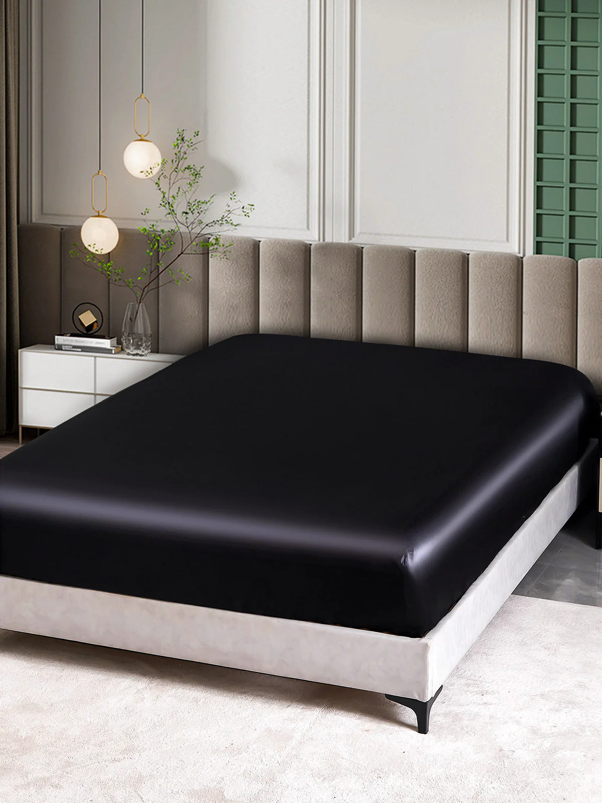 25Mommes Drap Housse en Soie Sans Couture - Image 20