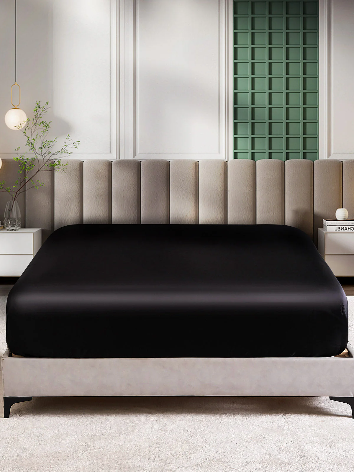 25Mommes Drap Housse en Soie Sans Couture - Image 21