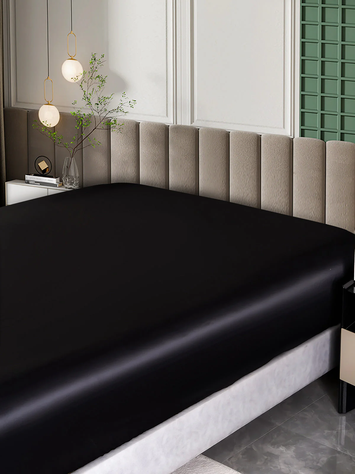25Mommes Drap Housse en Soie Sans Couture - Image 24