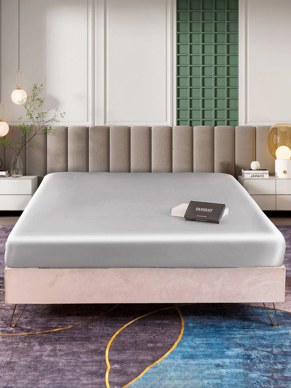 25Mommes Drap Housse en Soie Sans Couture - Image 26