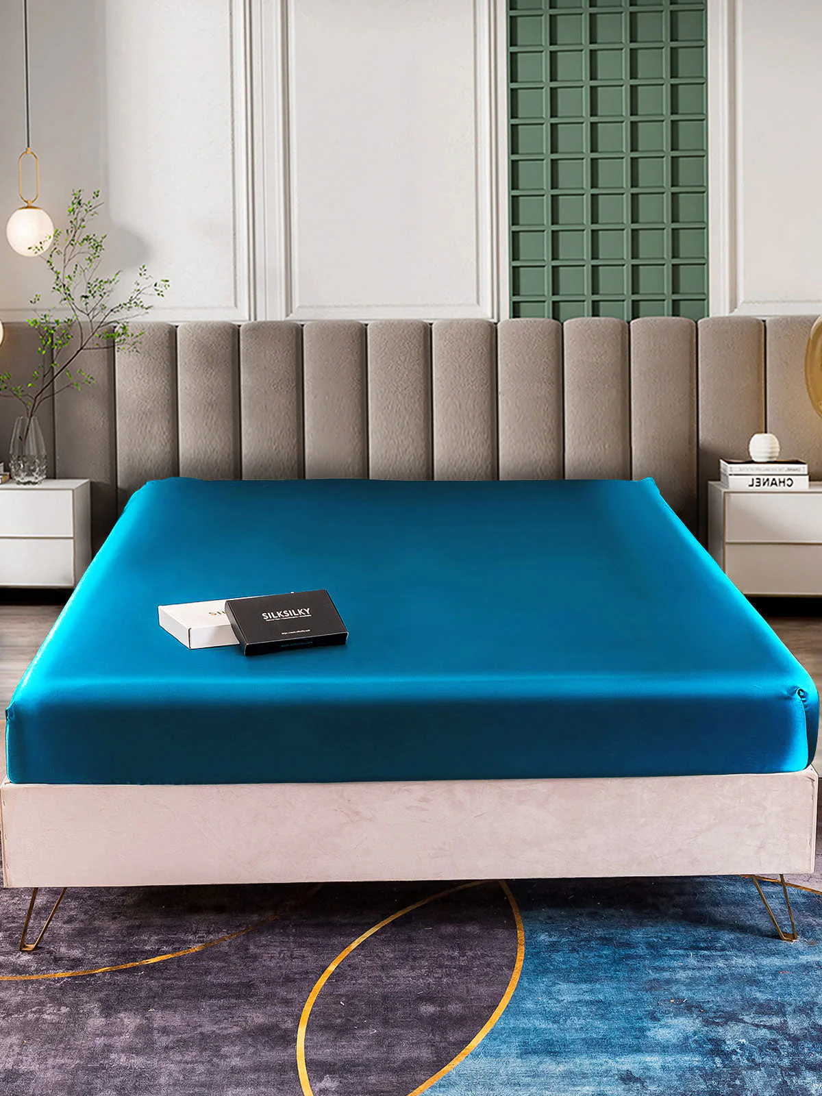 25Mommes Drap Housse en Soie Sans Couture - Image 42