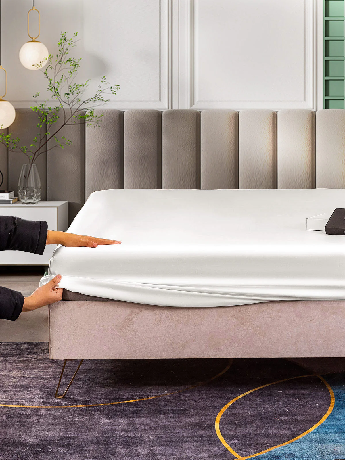 25Mommes Drap Housse en Soie Sans Couture - Image 5