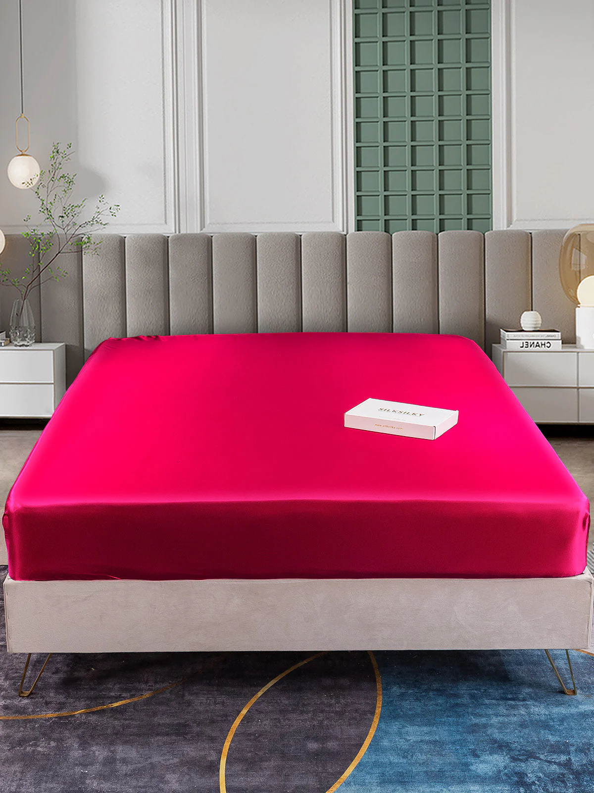 25Mommes Drap Housse en Soie Sans Couture - Image 60