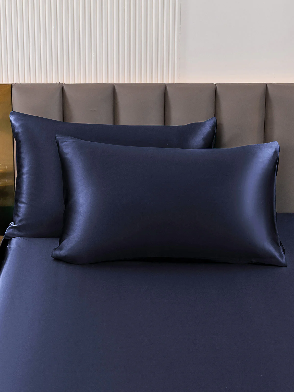 2x Taie d’Oreiller Simple Enveloppée En Soie Luxueuse 30Momme - Image 24