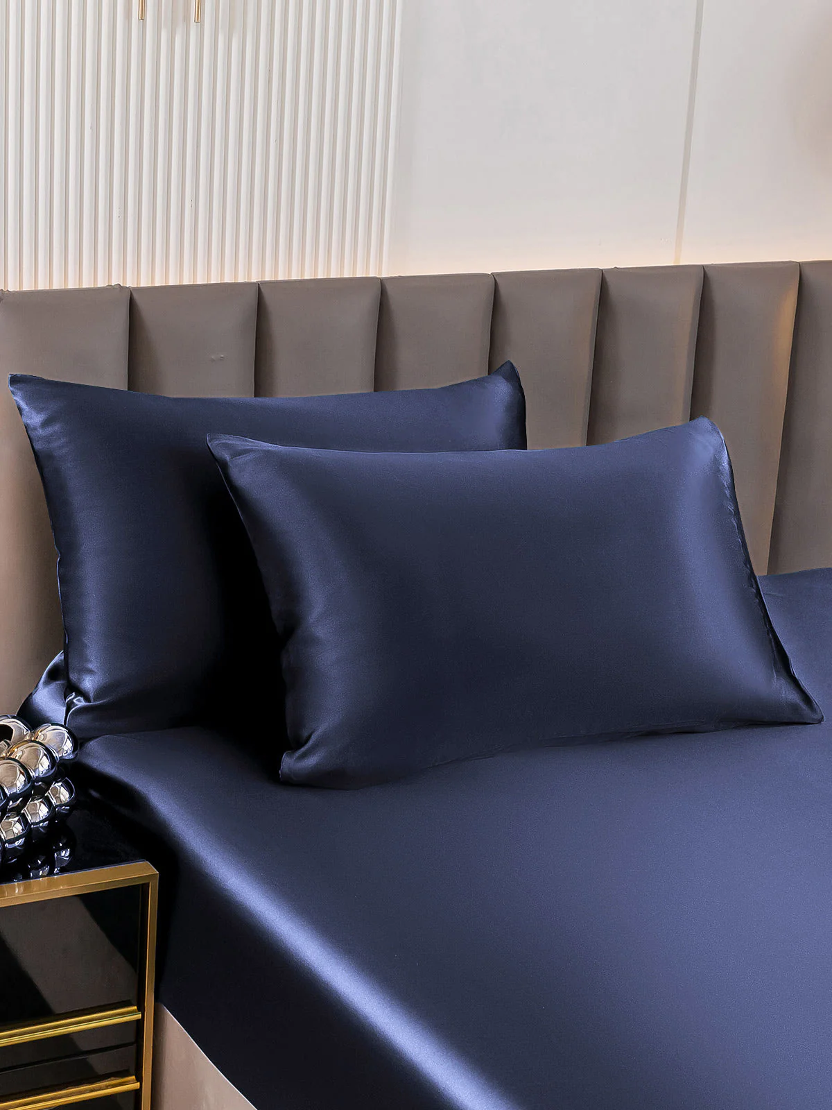 2x Taie d’Oreiller Simple Enveloppée En Soie Luxueuse 30Momme - Image 26
