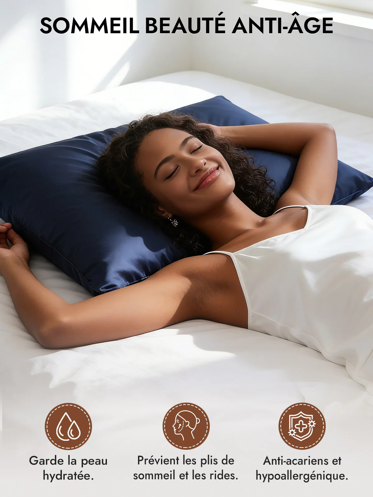 2Pcs 30Momme Luxueuse Soie Taie d‘oreiller - Fermeture à glissière cachée - Image 33