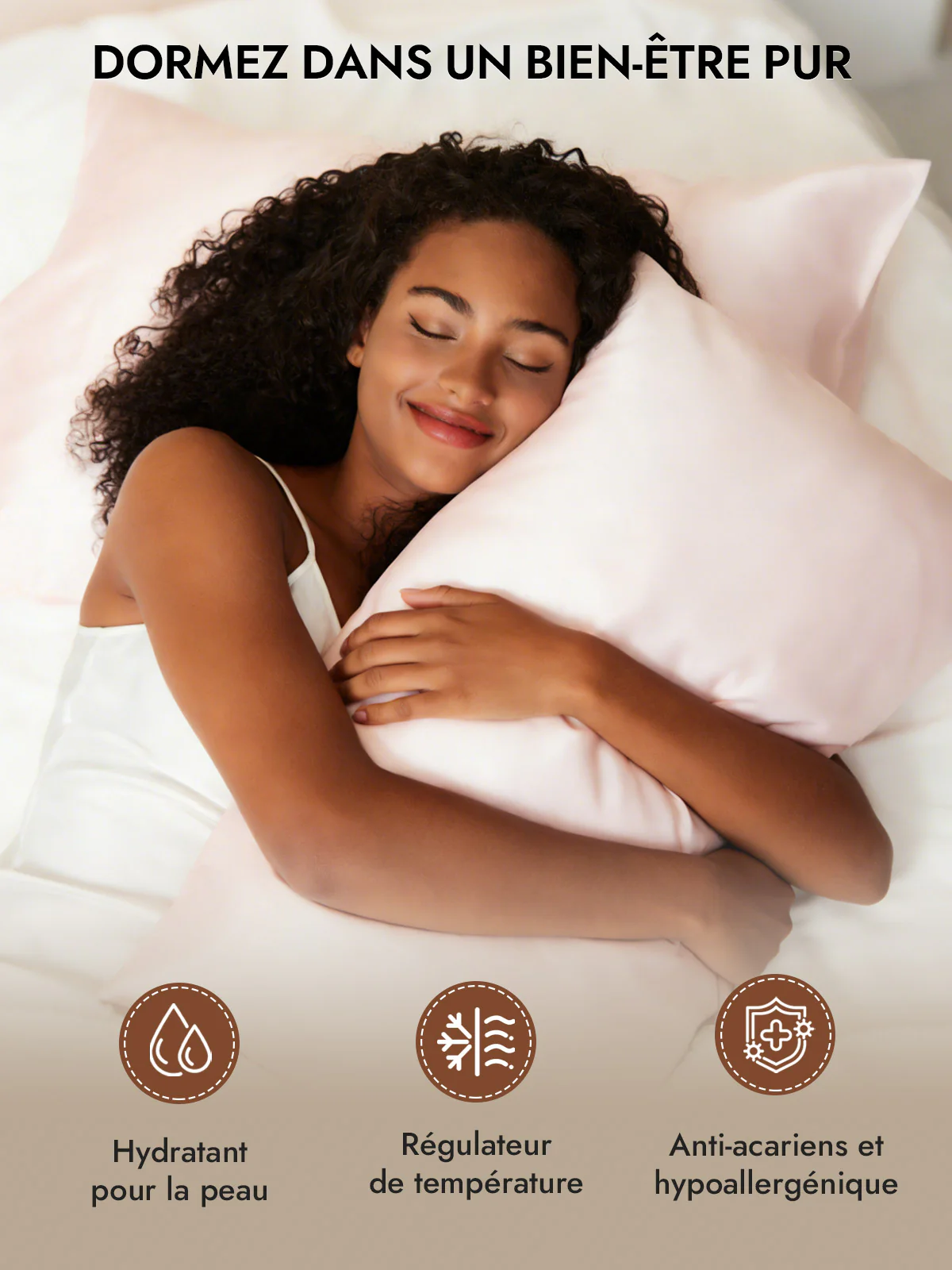 2Pcs 30Momme Luxueuse Soie Taie d‘oreiller - Fermeture à glissière cachée - Image 54