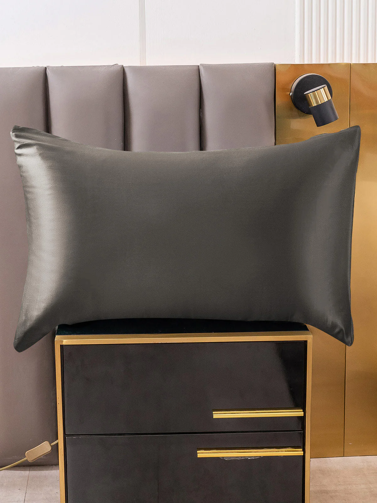 30Momme Luxueuse Taie d’Oreiller en Soie Simple Enveloppée - Image 4