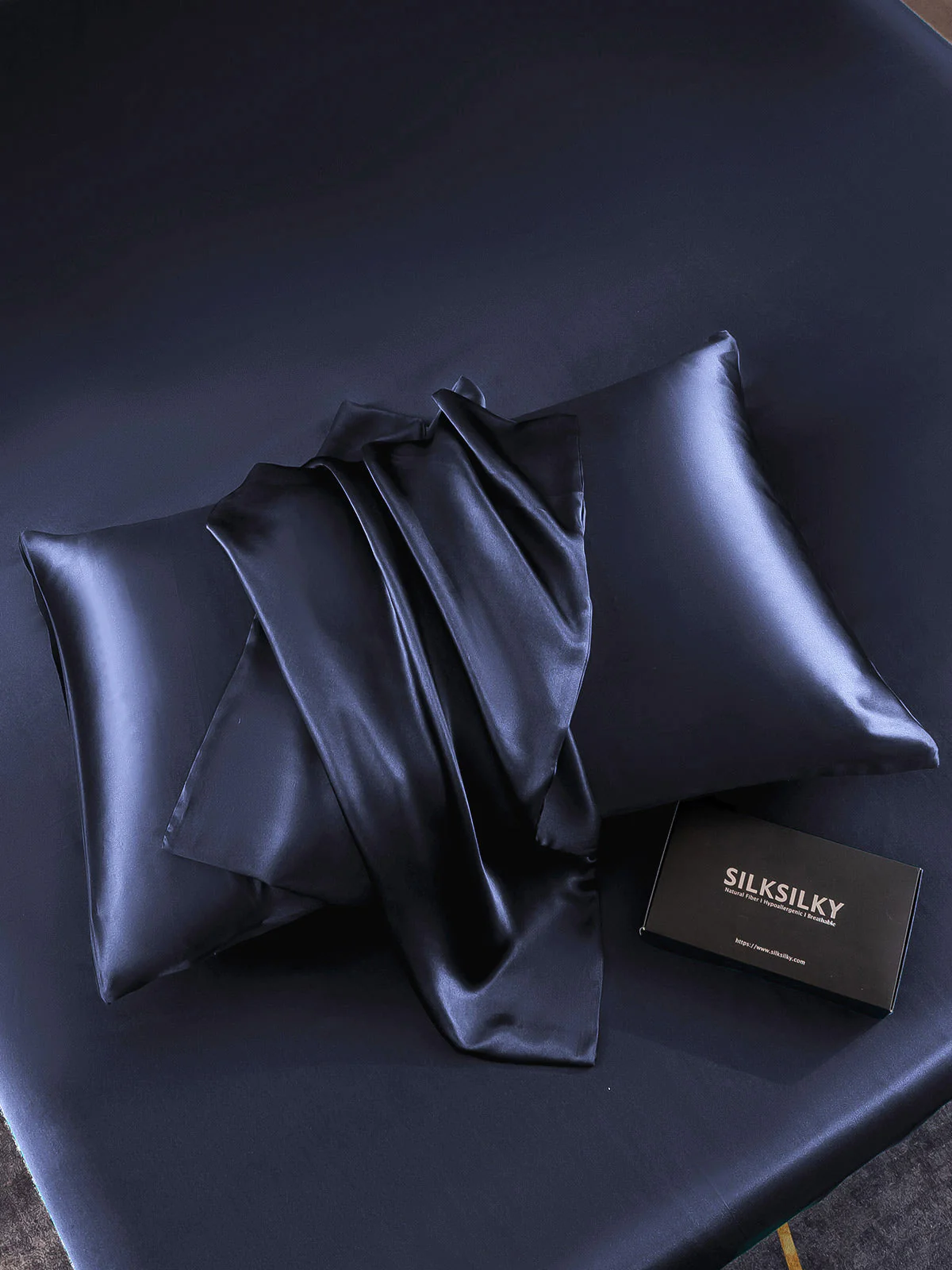 30Momme Luxueuse Taie d’Oreiller en Soie Simple Enveloppée - Image 43