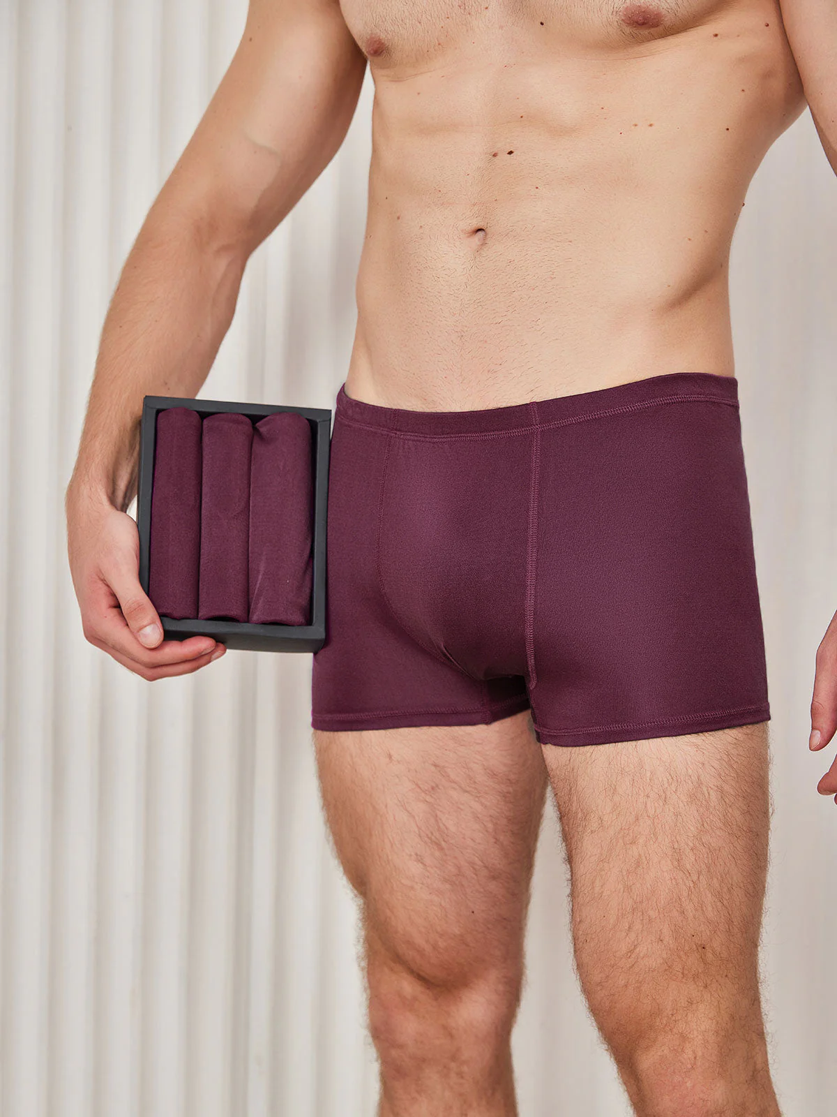 Lot de 3 Boxers Homme en Soie Pure - Image 6