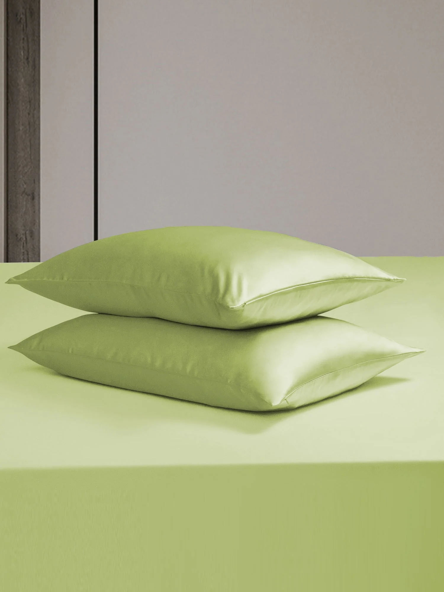 19Momme 4Pcs Housse de couette+Taie d‘oreiller + Draps Plat - Image 87