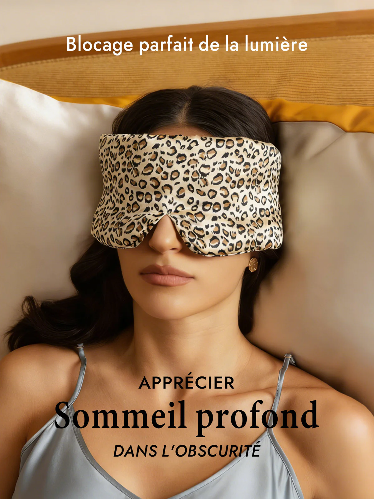 Masque pour les Yeux en Soie Élégante D‘Une Seule Pièce - Image 21