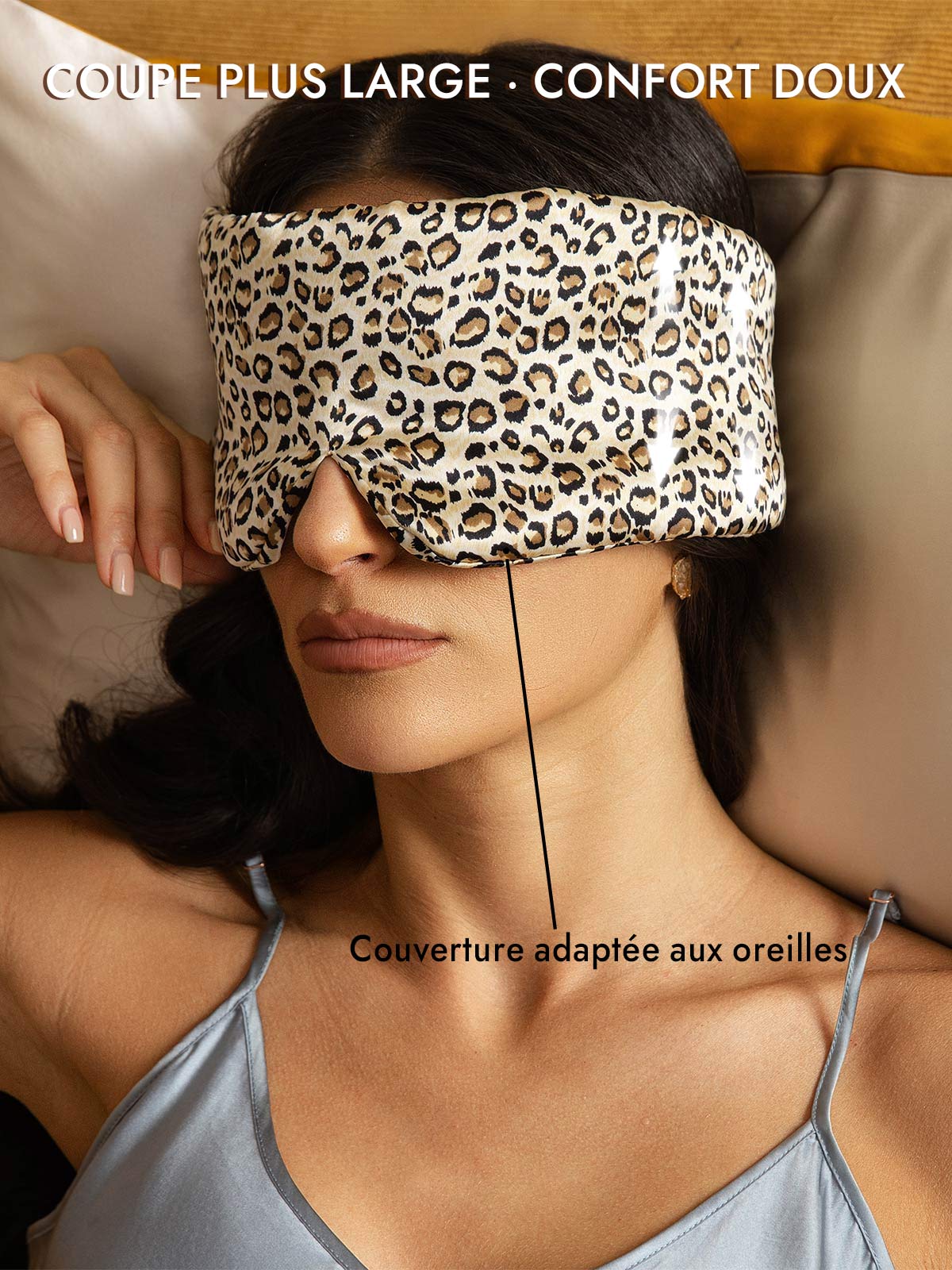 Masque pour les Yeux en Soie Élégante D‘Une Seule Pièce - Image 23