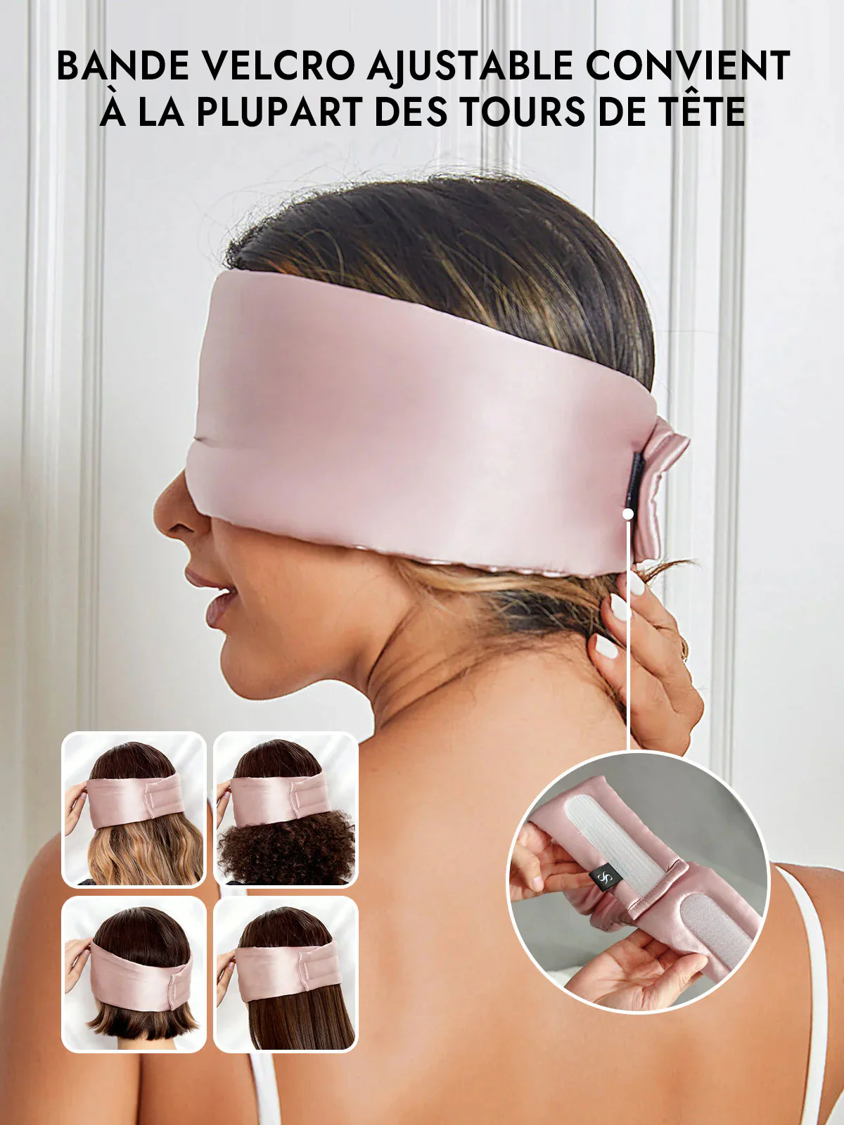 Masque pour les Yeux en Soie Élégante D‘Une Seule Pièce - Image 4