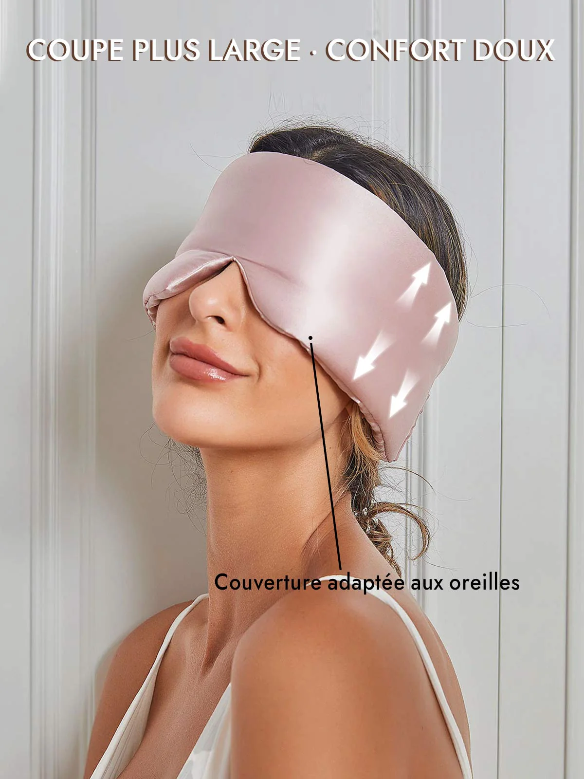 Masque pour les Yeux en Soie Élégante D‘Une Seule Pièce - Image 5