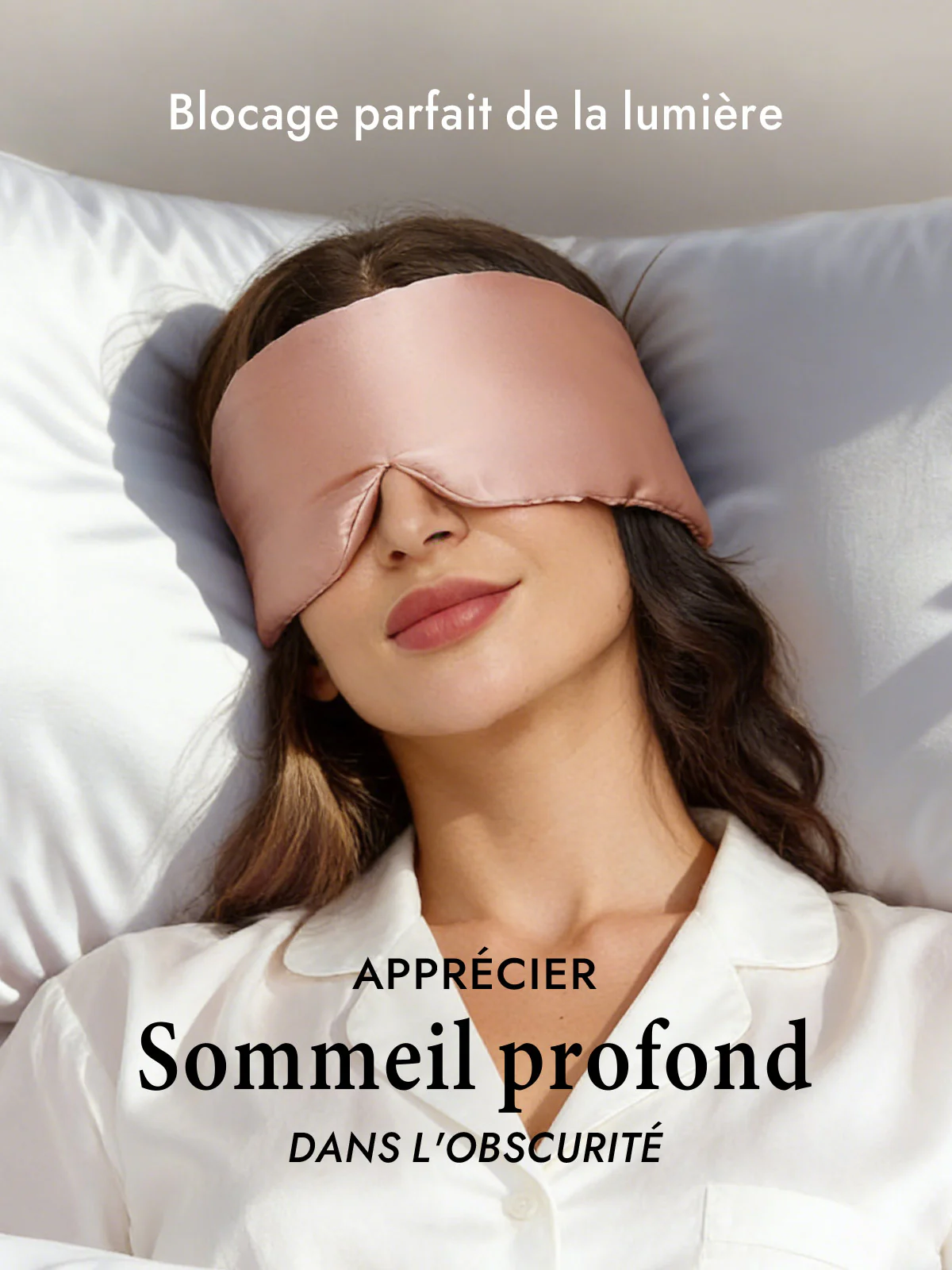 Masque pour les Yeux en Soie Élégante D‘Une Seule Pièce - Image 75