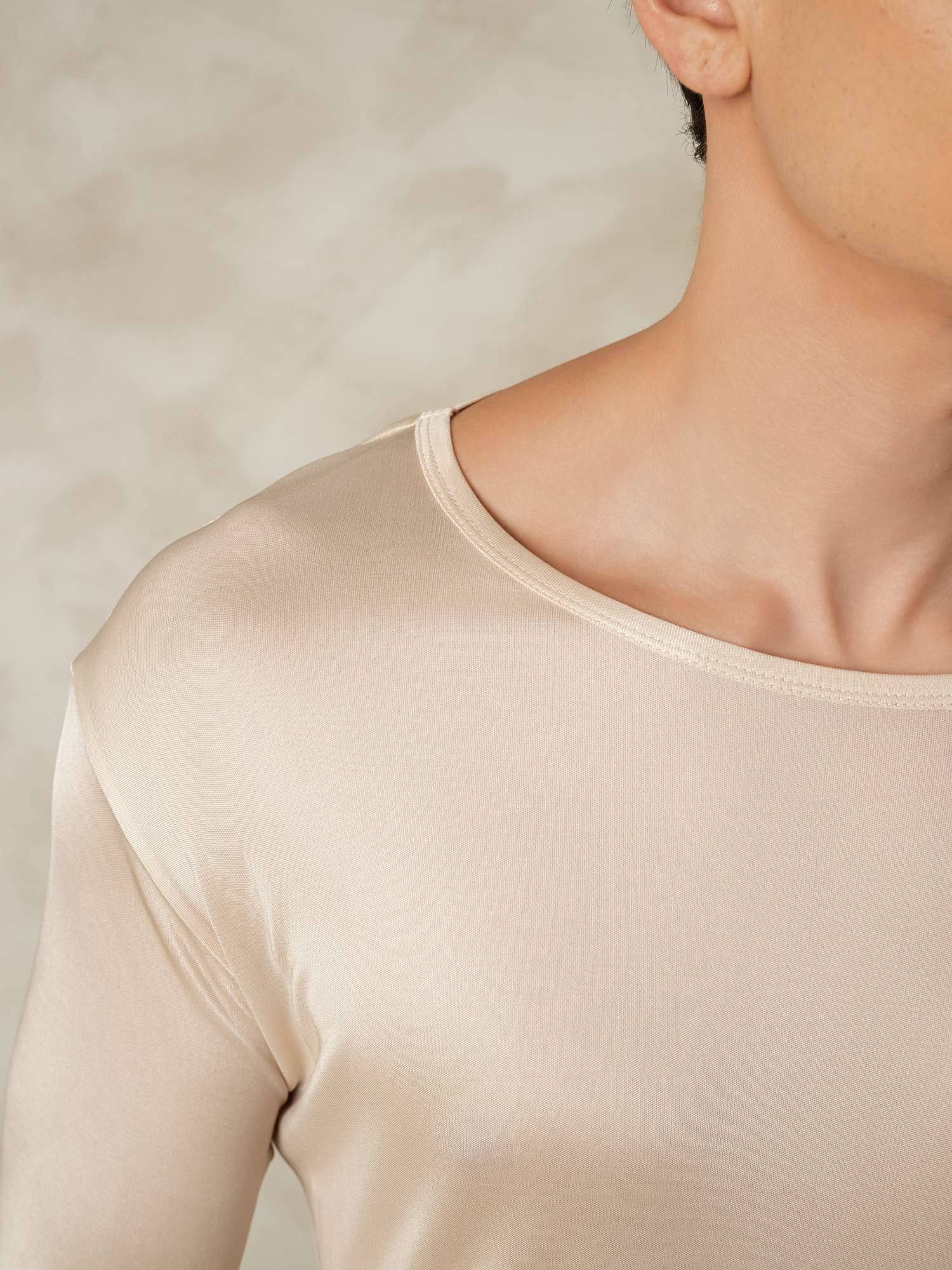 Sous-vêtements Longs À Manches Longues En Jersey De Soie Pour Homme - Image 21