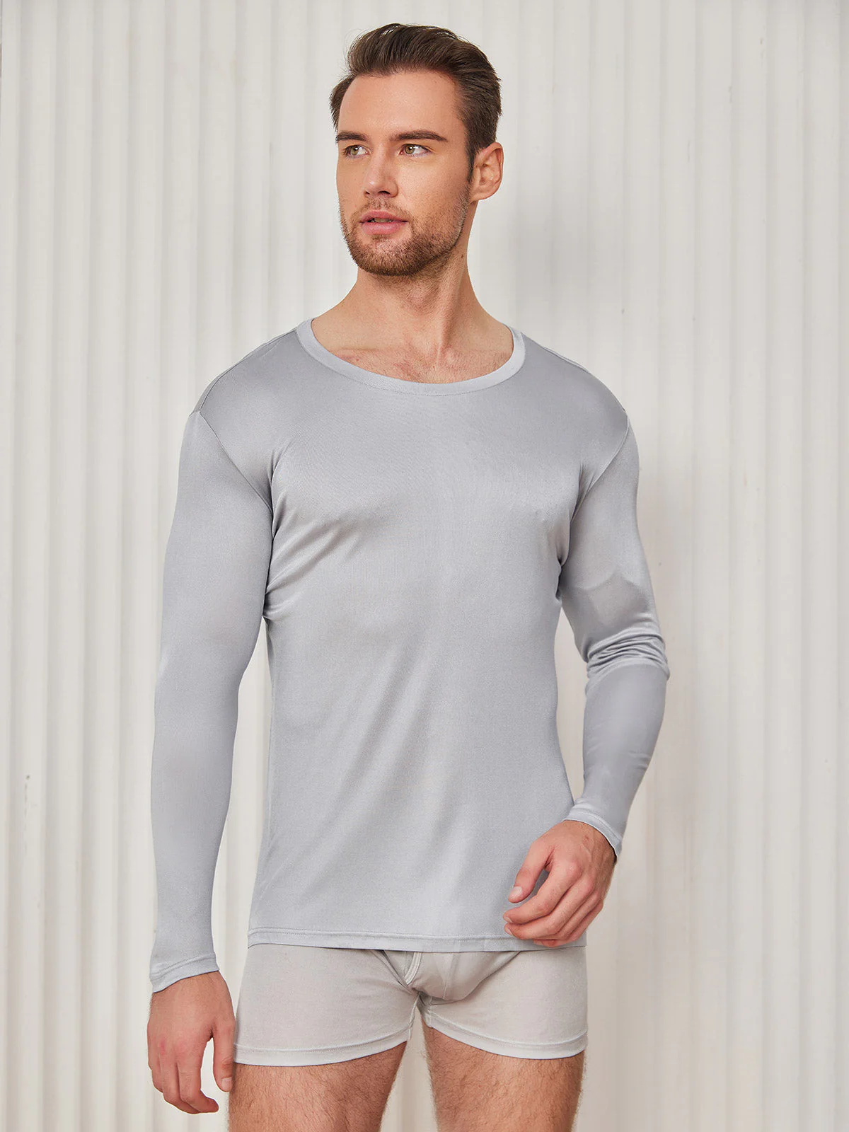 T-Shirt en Soie pour Homme - Image 19