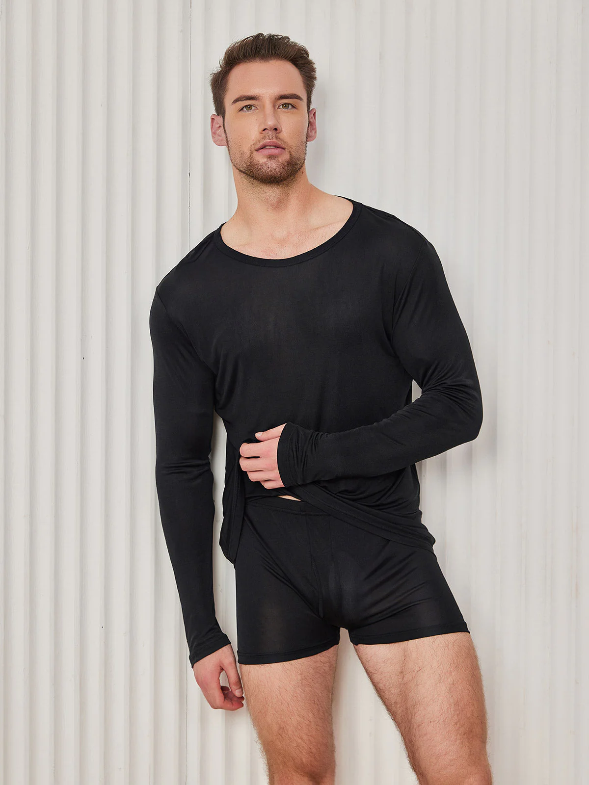 T-Shirt en Soie pour Homme - Image 3