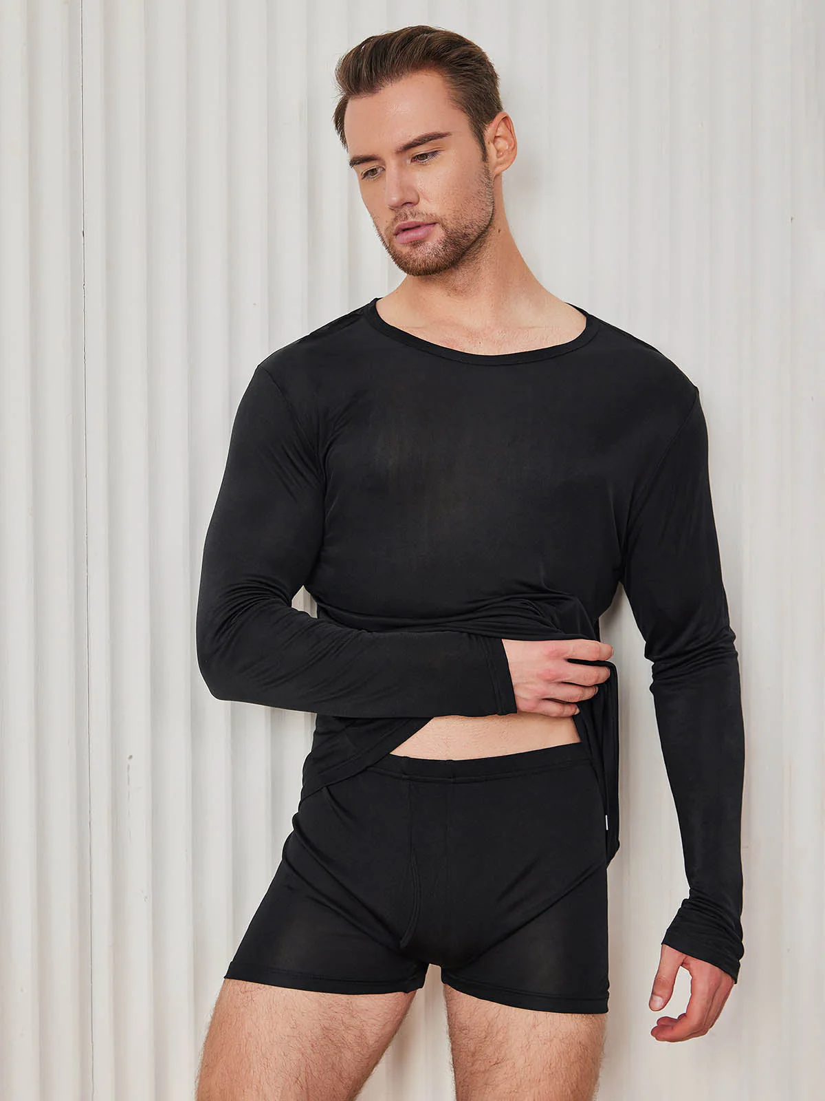 T-Shirt en Soie pour Homme - Image 4