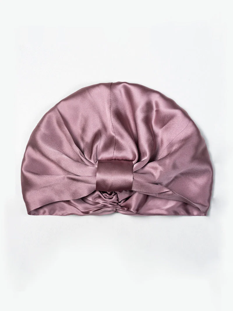 Bonnet Turban Double Couche en Soie Pure - Image 15