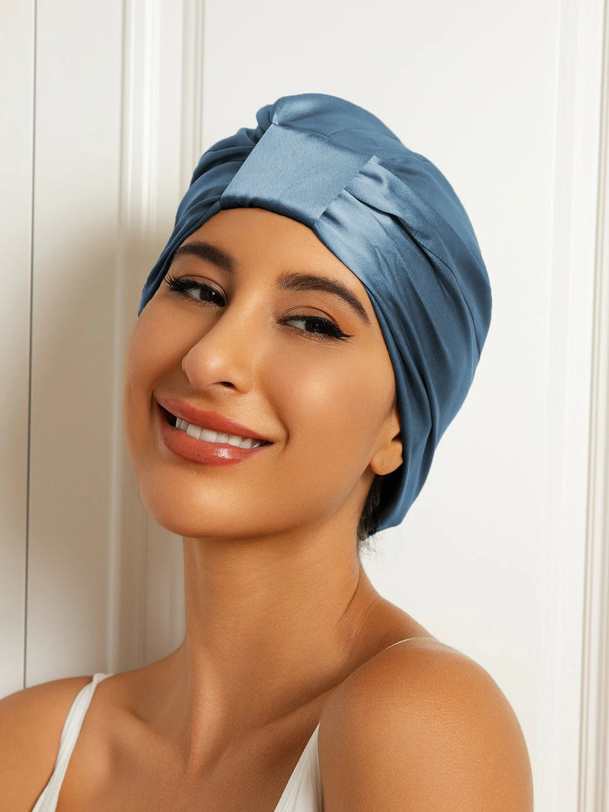 Bonnet Turban Double Couche en Soie Pure - Image 16