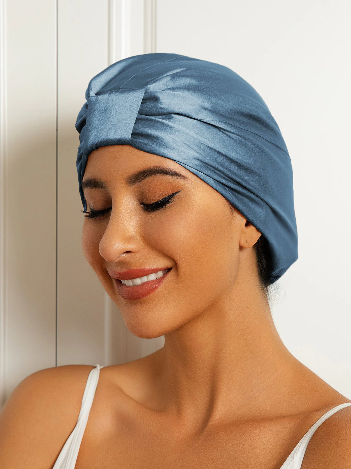 Bonnet Turban Double Couche en Soie Pure - Image 17