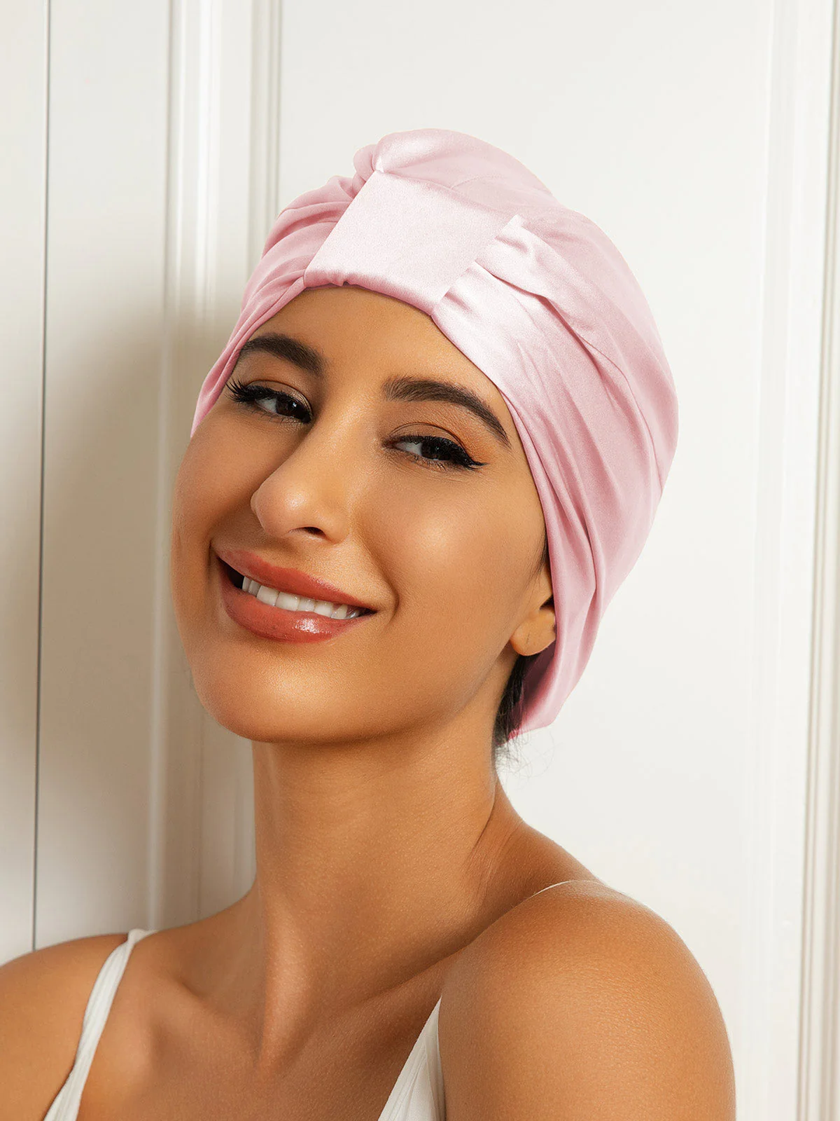 Bonnet Turban Double Couche en Soie Pure - Image 26
