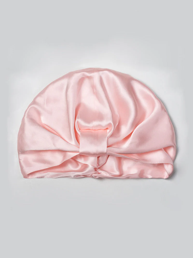 Bonnet Turban Double Couche en Soie Pure - Image 30