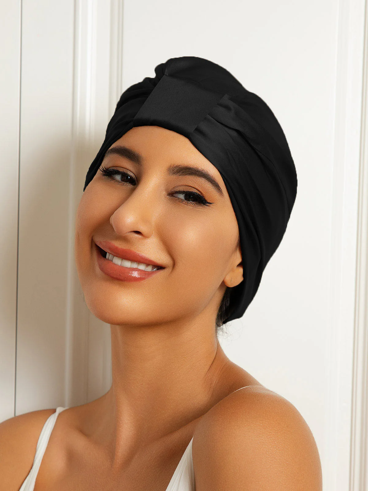 Bonnet Turban Double Couche en Soie Pure - Image 6