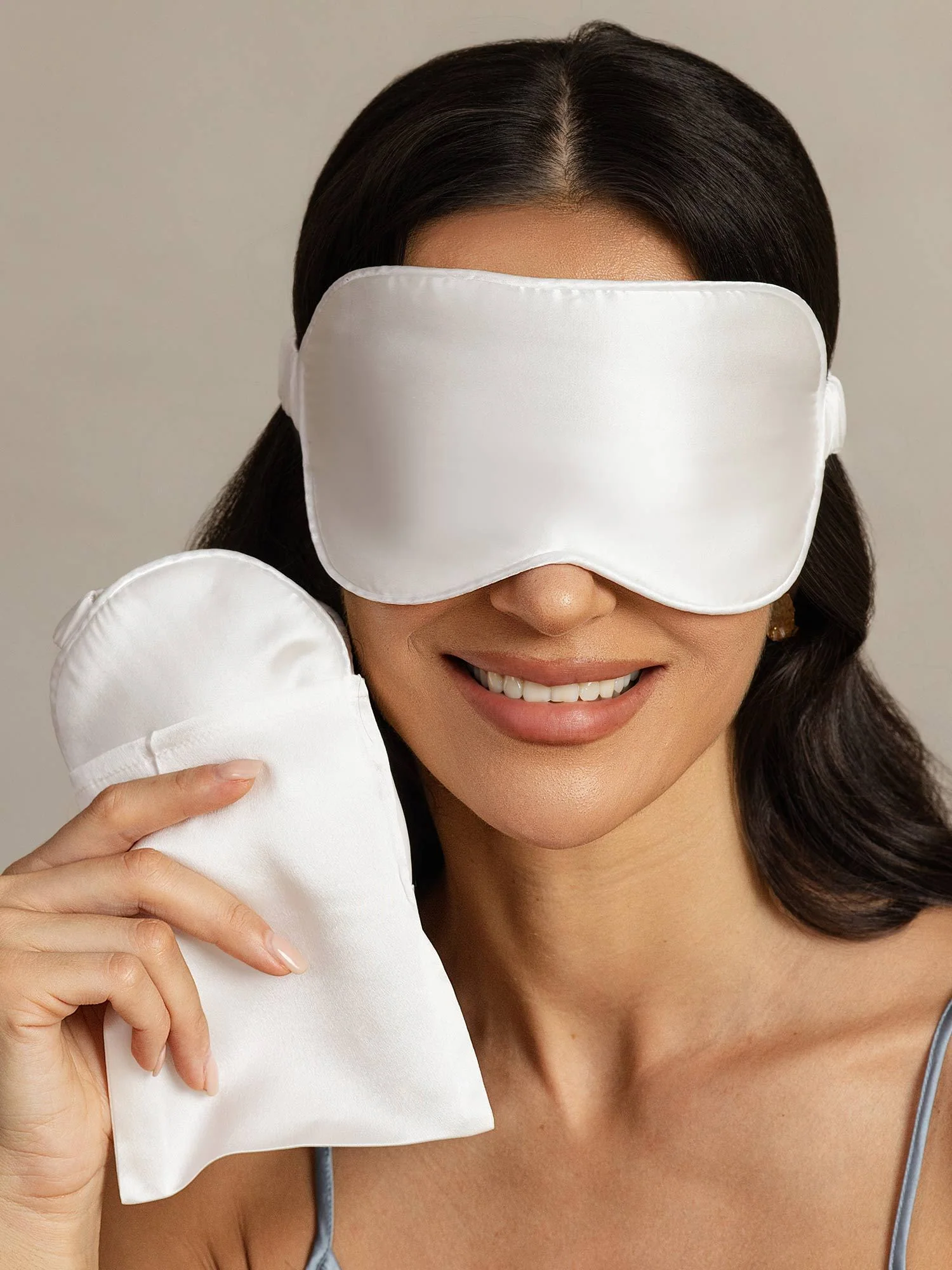 Masque Pour Les Yeux En Pure Soie Et Pochette Enveloppe Set 2 Pièces - Image 25