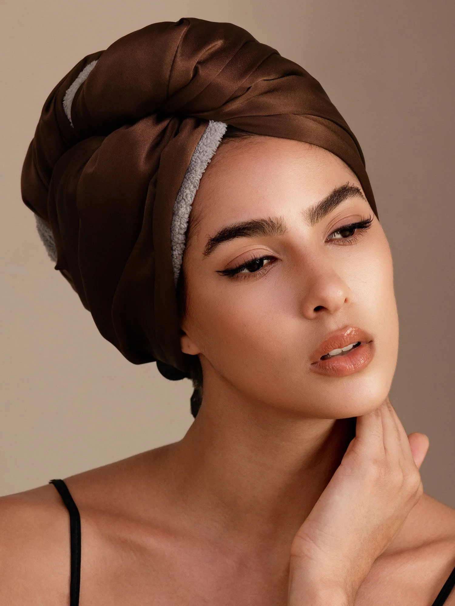 100% Soie de Mûrier Serviette Cheveux Double Face – Séchage Rapide, Anti-Frisottis & Doux pour les Cheveux - Image 10
