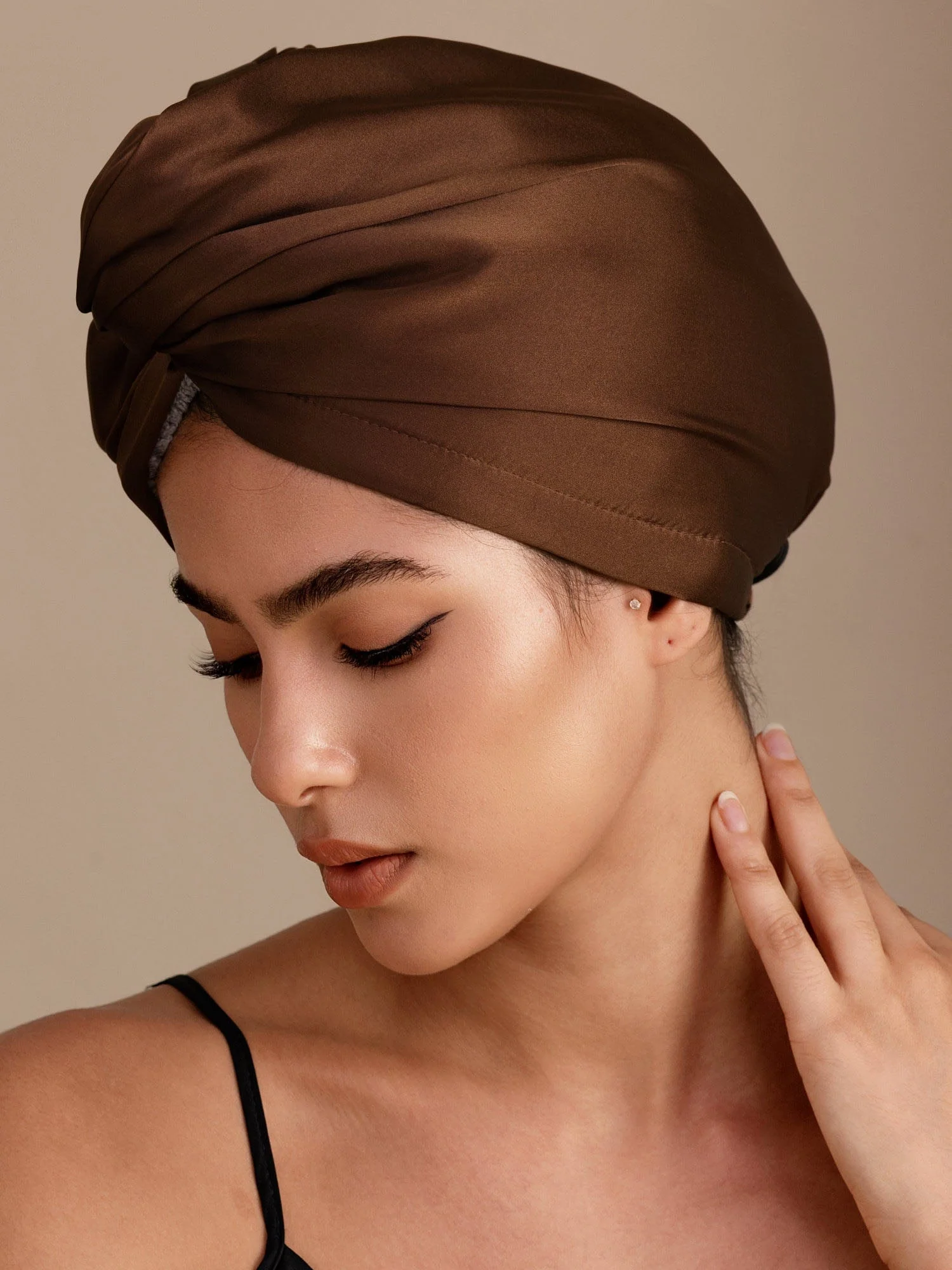 100% Soie de Mûrier Serviette Cheveux Double Face – Séchage Rapide, Anti-Frisottis & Doux pour les Cheveux - Image 11