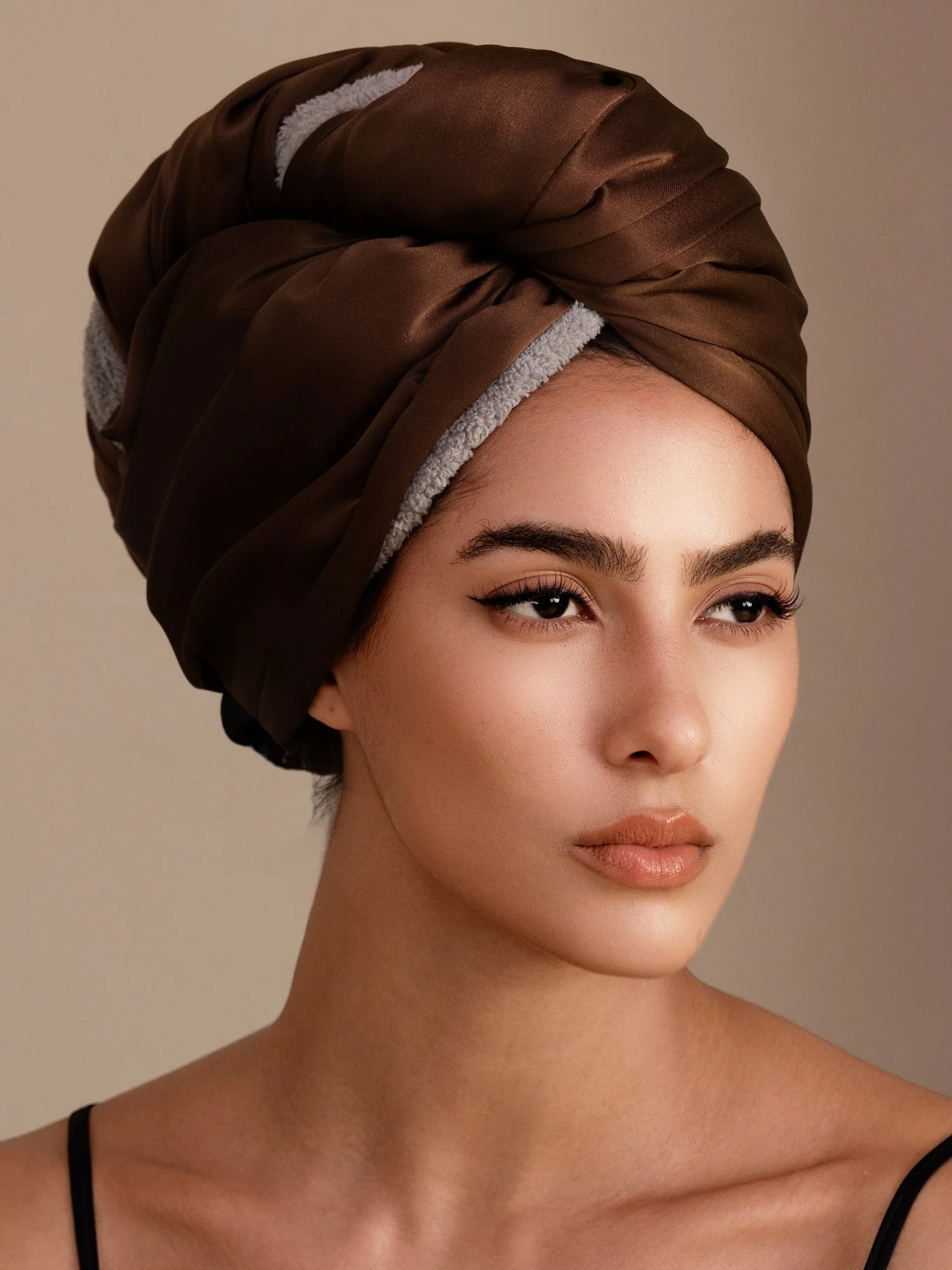 100% Soie de Mûrier Serviette Cheveux Double Face – Séchage Rapide, Anti-Frisottis & Doux pour les Cheveux - Image 13