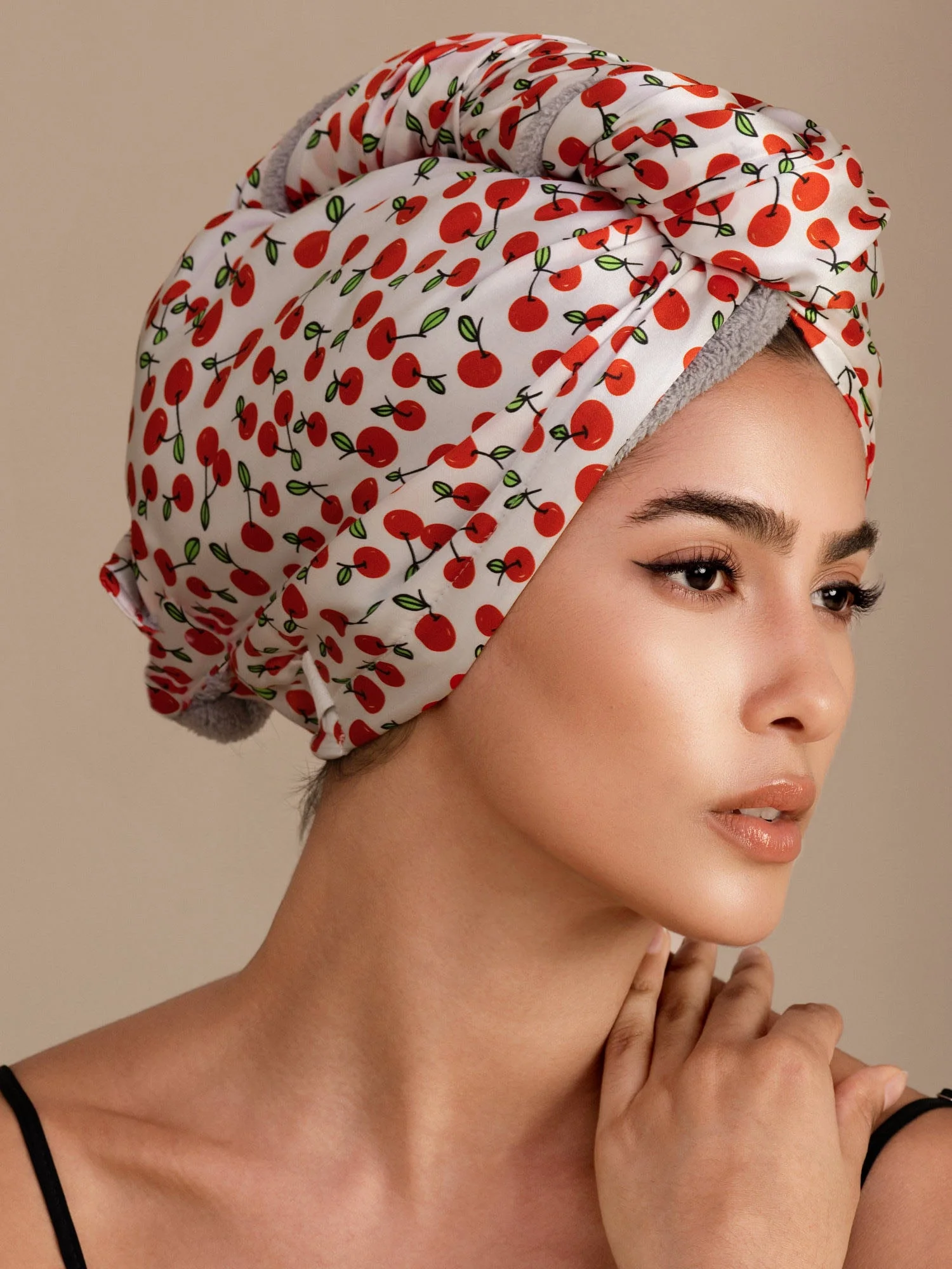 100% Soie de Mûrier Serviette Cheveux Double Face – Séchage Rapide, Anti-Frisottis & Doux pour les Cheveux - Image 14