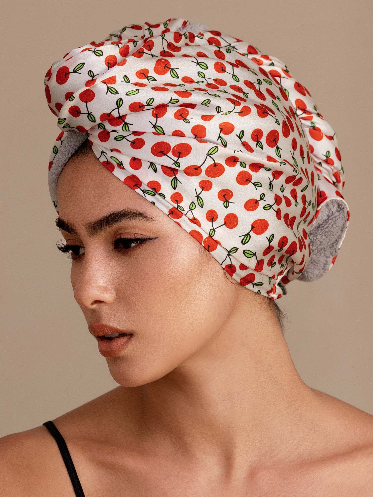 100% Soie de Mûrier Serviette Cheveux Double Face – Séchage Rapide, Anti-Frisottis & Doux pour les Cheveux - Image 15
