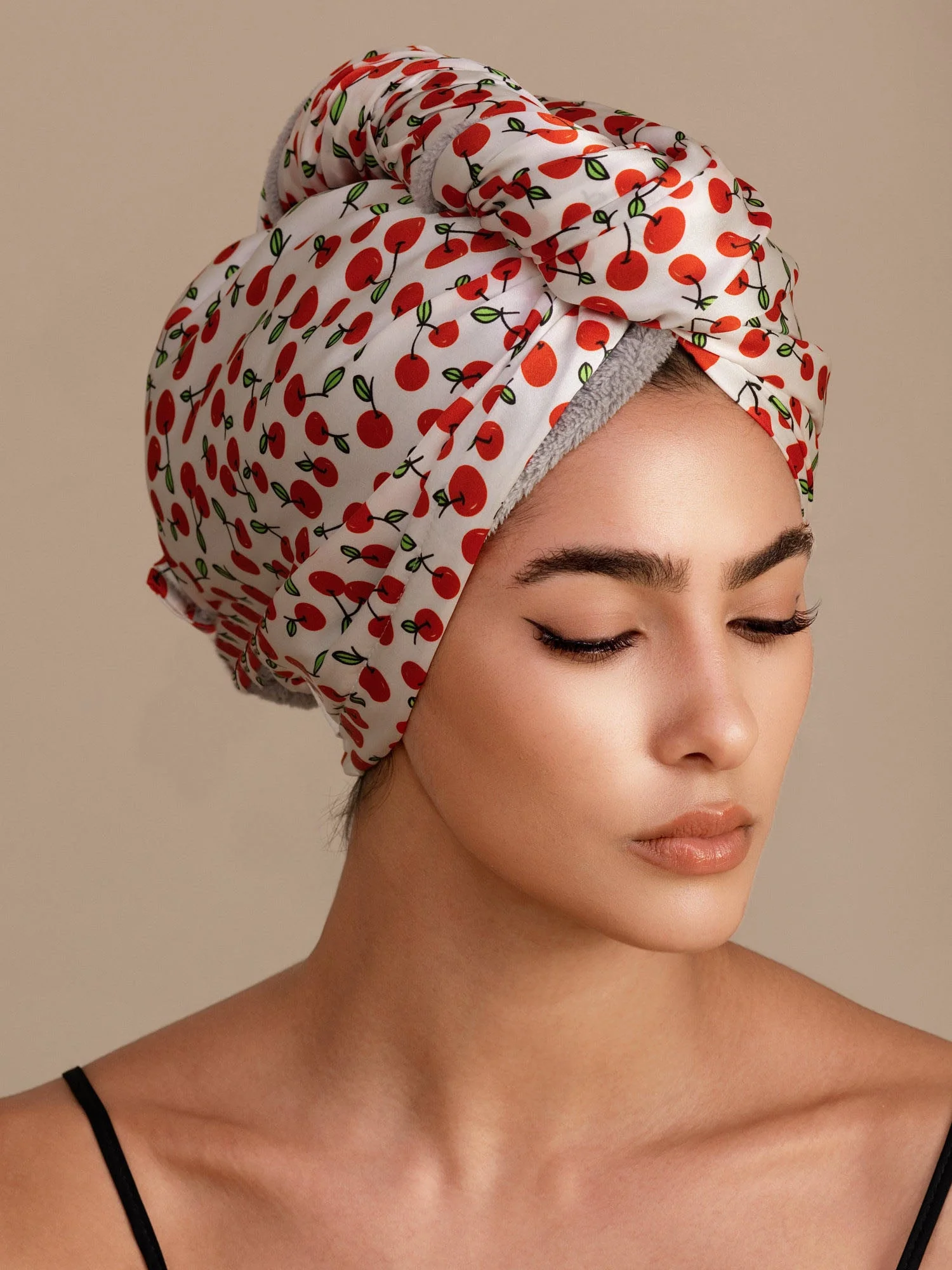 100% Soie de Mûrier Serviette Cheveux Double Face – Séchage Rapide, Anti-Frisottis & Doux pour les Cheveux - Image 16