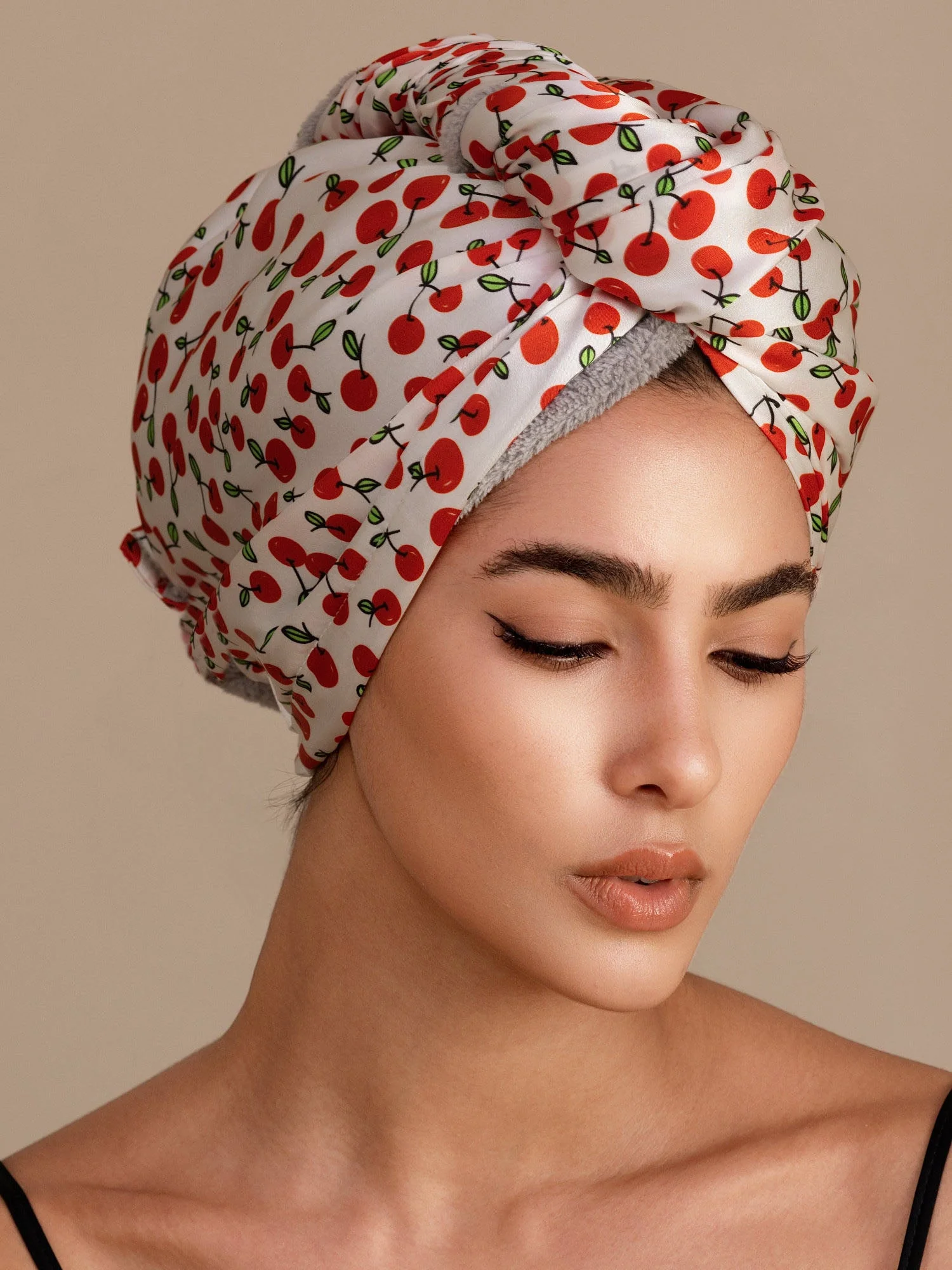 100% Soie de Mûrier Serviette Cheveux Double Face – Séchage Rapide, Anti-Frisottis & Doux pour les Cheveux - Image 17