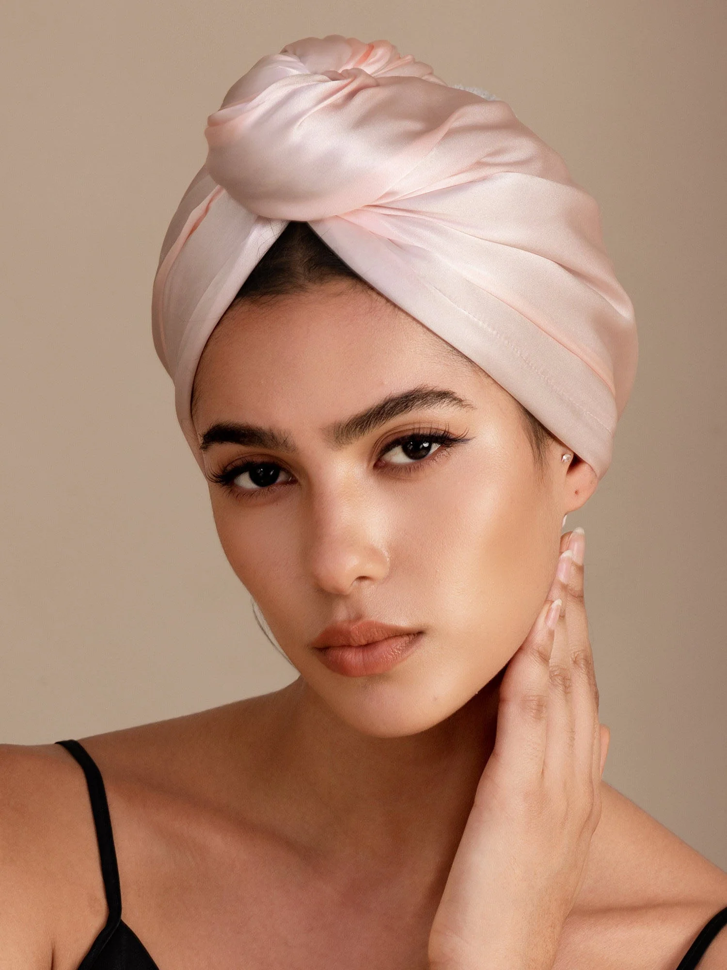 100% Soie de Mûrier Serviette Cheveux Double Face – Séchage Rapide, Anti-Frisottis & Doux pour les Cheveux - Image 24