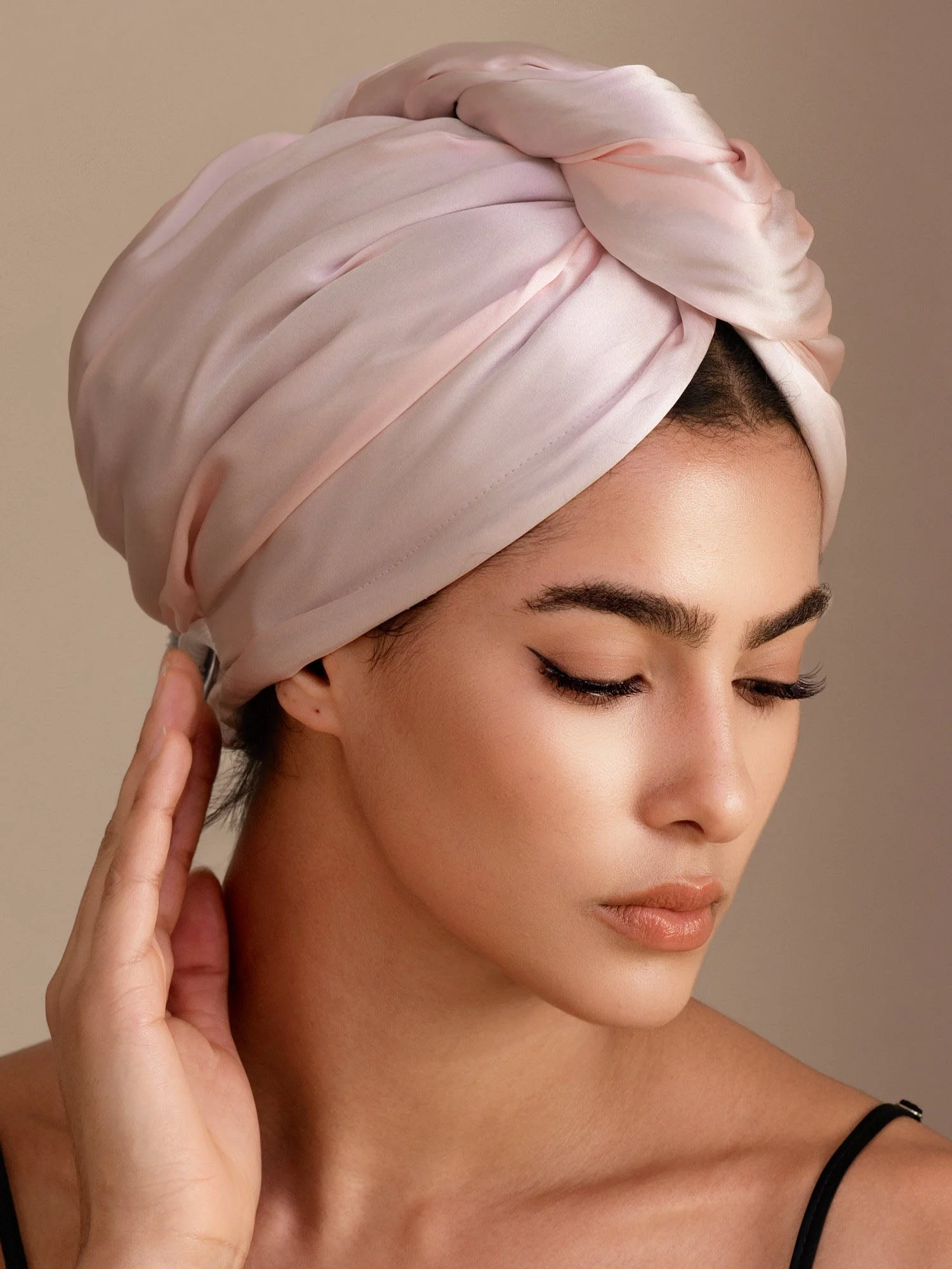 100% Soie de Mûrier Serviette Cheveux Double Face – Séchage Rapide, Anti-Frisottis & Doux pour les Cheveux - Image 25