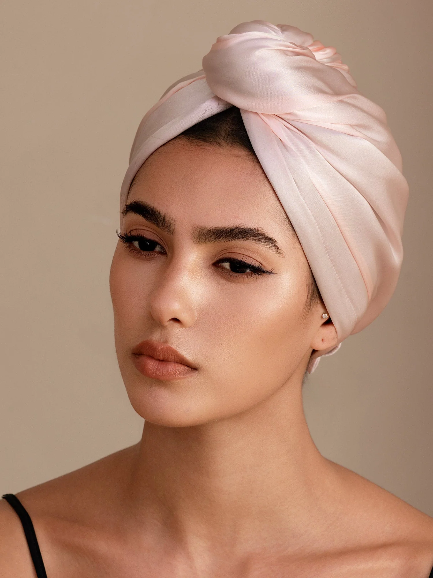 100% Soie de Mûrier Serviette Cheveux Double Face – Séchage Rapide, Anti-Frisottis & Doux pour les Cheveux - Image 26