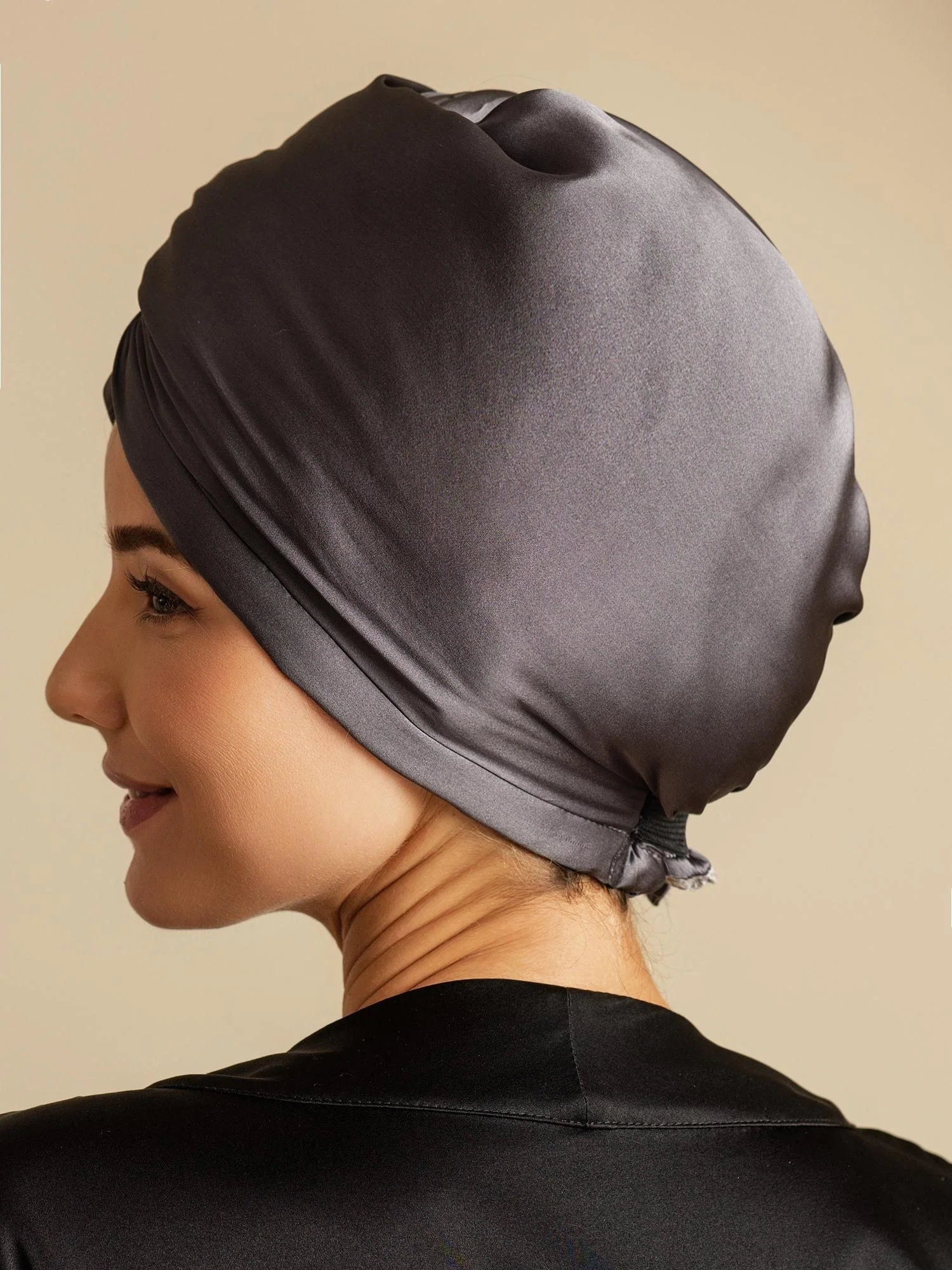 100% Soie de Mûrier Serviette Cheveux Double Face – Séchage Rapide, Anti-Frisottis & Doux pour les Cheveux - Image 40