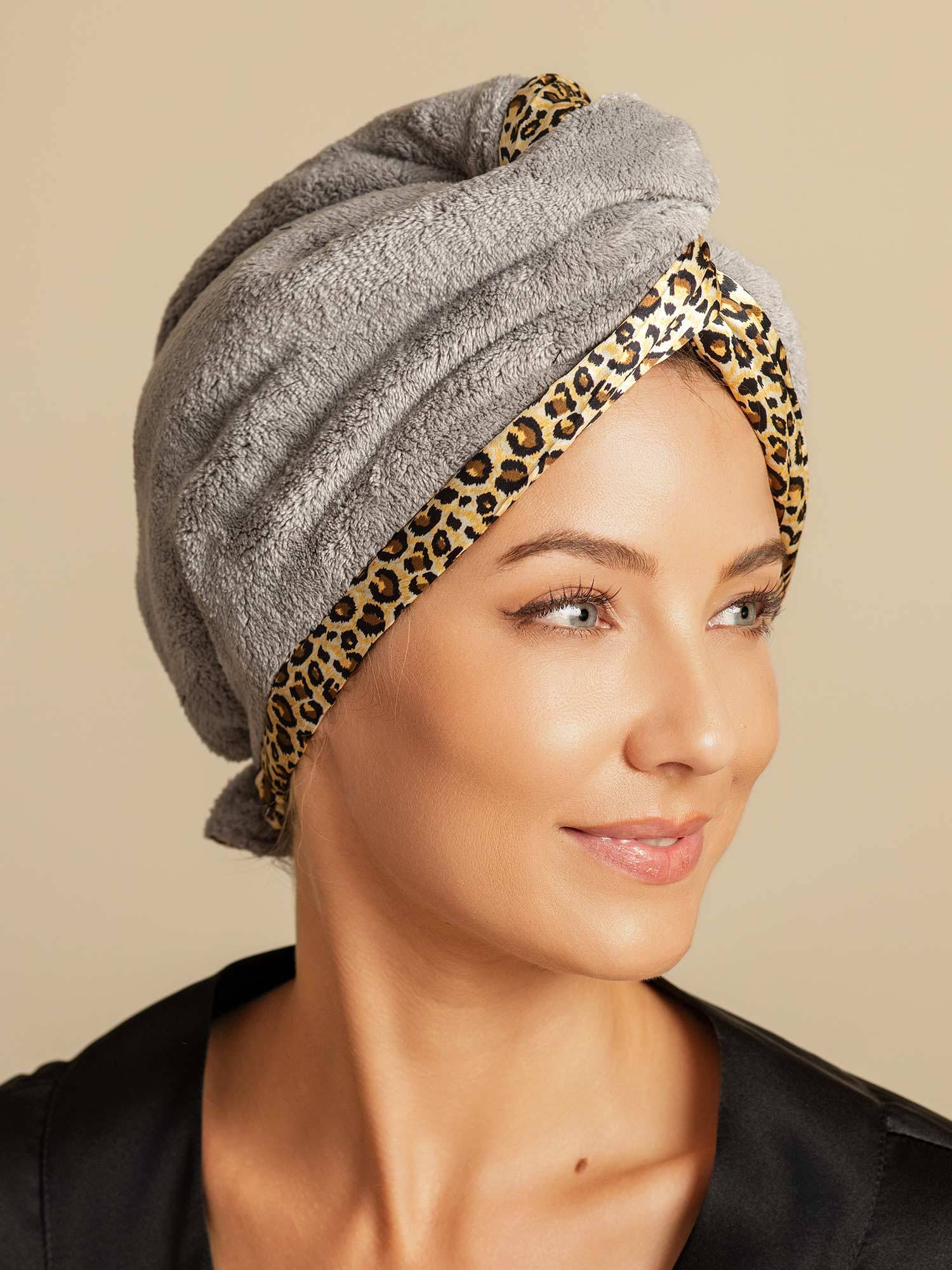 100% Soie de Mûrier Serviette Cheveux Double Face – Séchage Rapide, Anti-Frisottis & Doux pour les Cheveux - Image 50