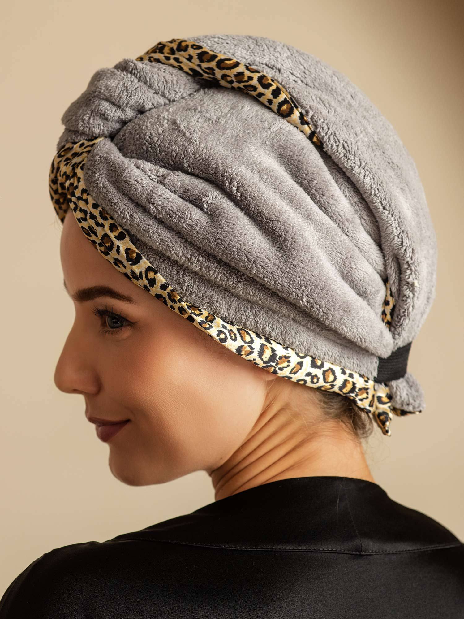 100% Soie de Mûrier Serviette Cheveux Double Face – Séchage Rapide, Anti-Frisottis & Doux pour les Cheveux - Image 51