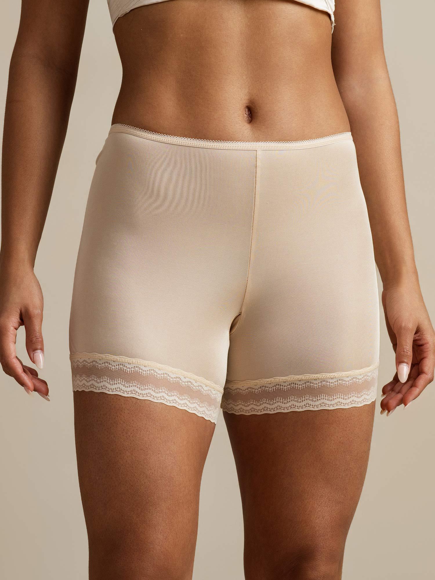 Pure Soie Dentelle Shorty Anti-Frottement - Image 14