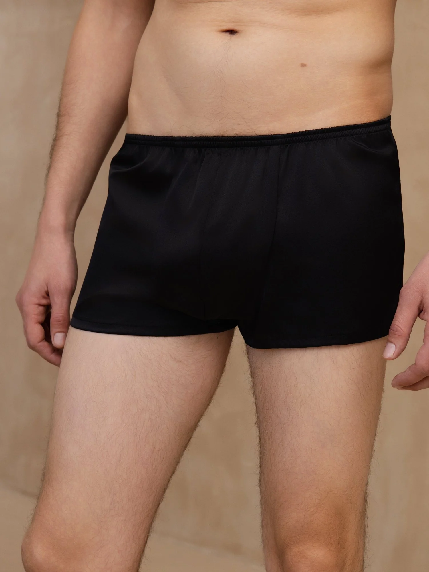 Sous-Vêtement Boxer Confortable Ultra-Doux Pour Hommes En Soie Pure - Image 12