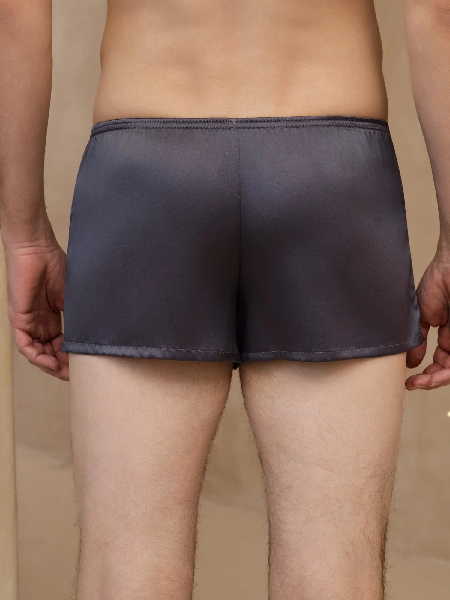Sous-Vêtement Boxer Confortable Ultra-Doux Pour Hommes En Soie Pure - Image 2